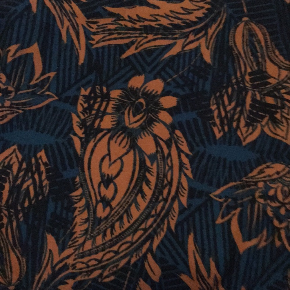 NWOT tc lularoe leggings. Teal and brown paisley